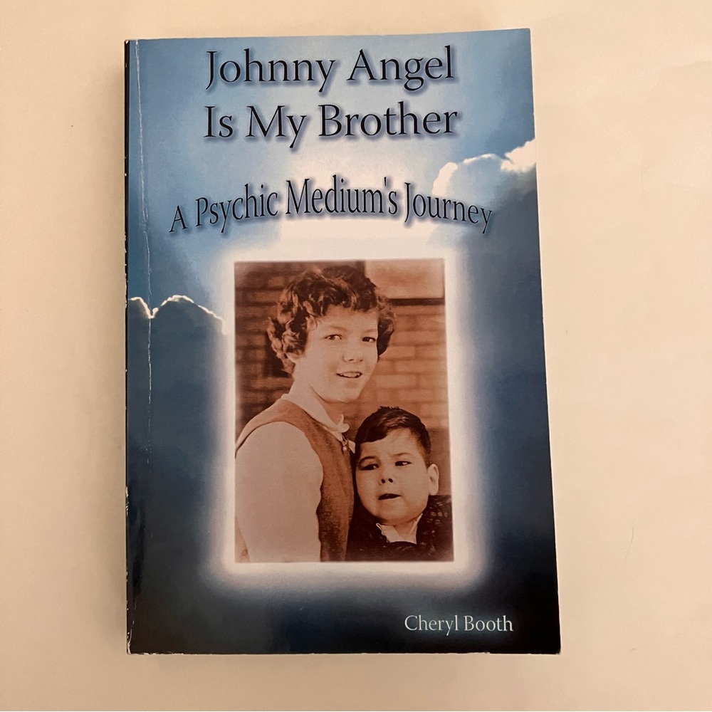 Signed Psychic Medium Memoir Book Cheryl Booth Johnny Angel Is My Brother